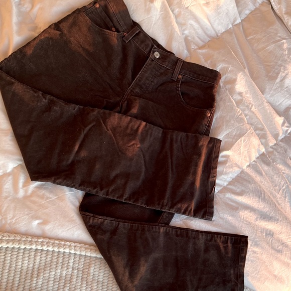 Vintage LEVIS brown corduroy pants - Picture 3 of 7